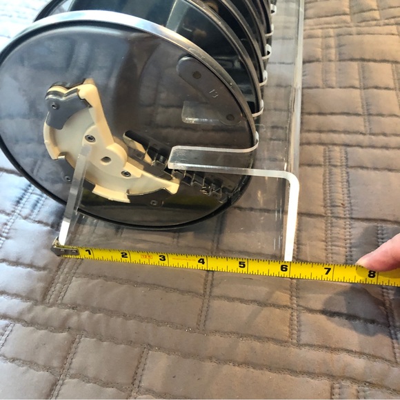 CUISINART PLEXIGLASS heavy duty rack holder for up to 11 food processor discs - Picture 5 of 7